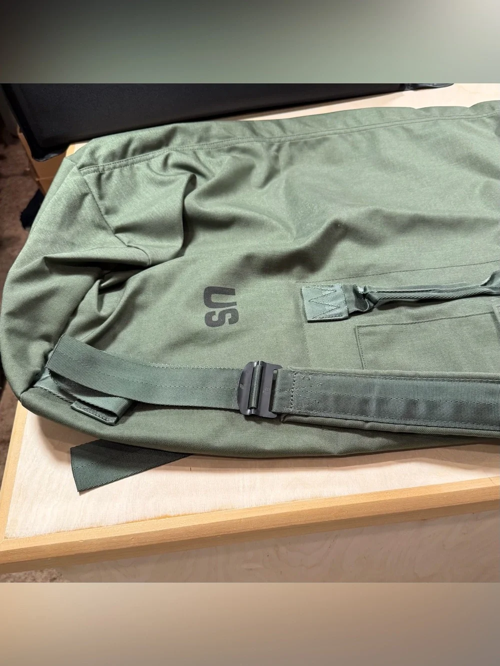 US Military GI Nylon Cordura Duffle/ Sea/  Camping Bag, Army OD Green